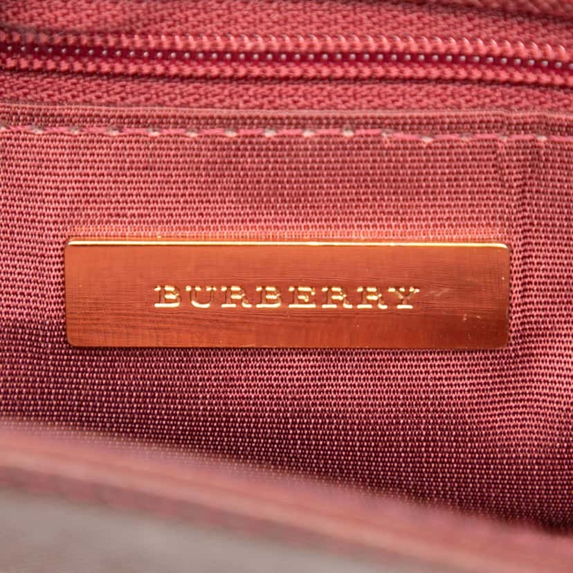 Burberry House Check Canvas Crossbody Beige Very good condition - Box View