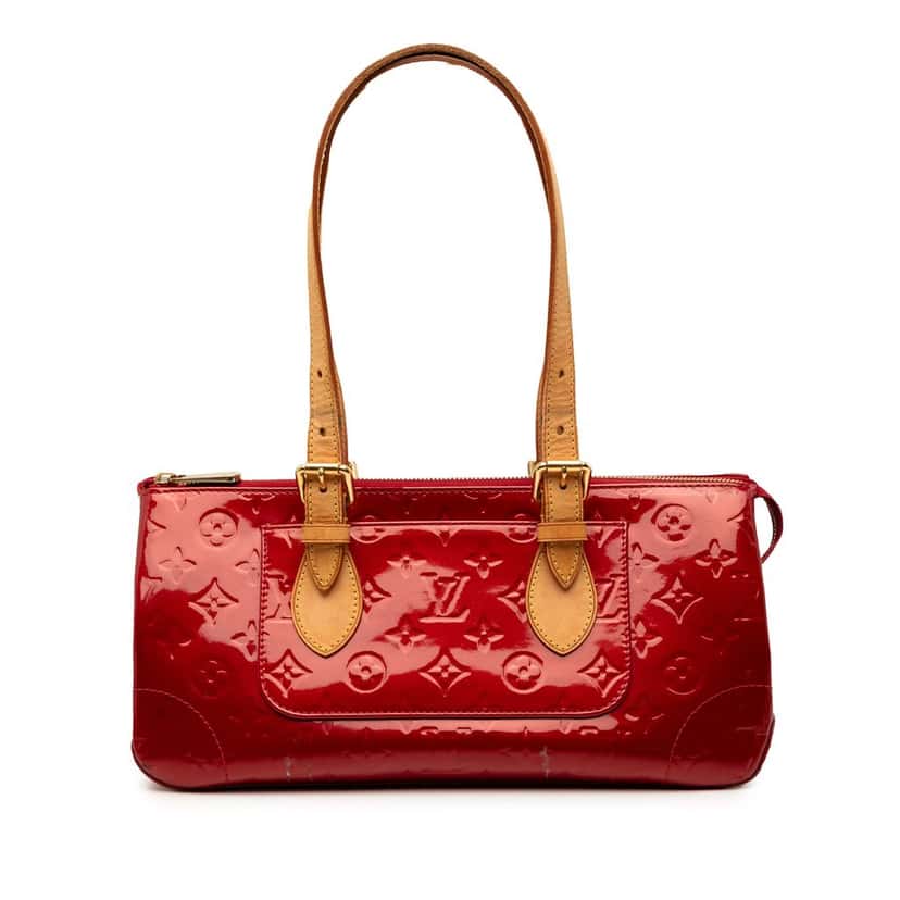 Louis Vuitton Monogram Vernis Rosewood Avenue Red Leather Good condition - Front View
