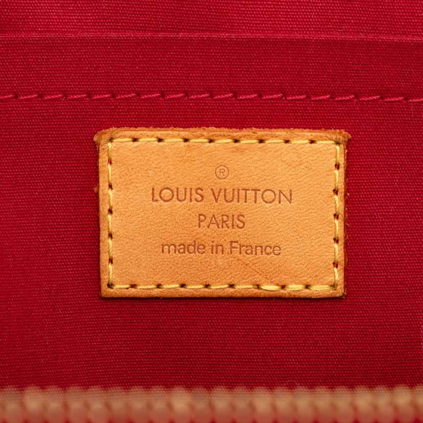 Louis Vuitton Monogram Vernis Rosewood Avenue Red Leather Good condition - Box View