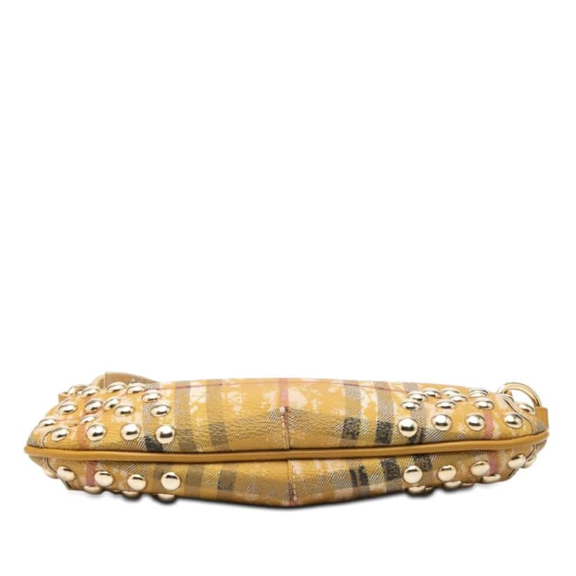 Burberry Studded Haymarket Check Coated Canvas Canterbury Crossbody Beige Very good condition - Inside View