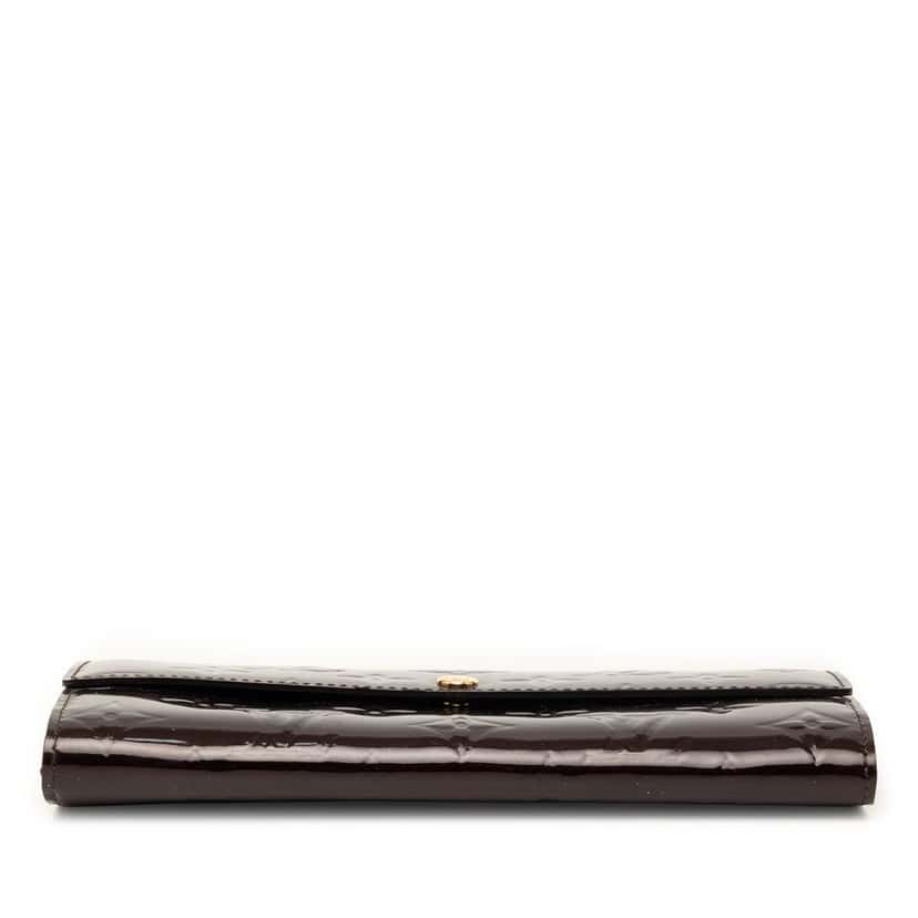 Louis Vuitton Monogram Vernis Sarah Wallet Purple Leather Very good condition - Inside View