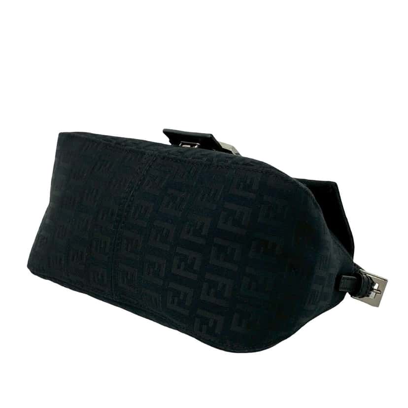 Fendi Mini Zucchino Canvas Mamma Forever Black Very good condition - Inside View