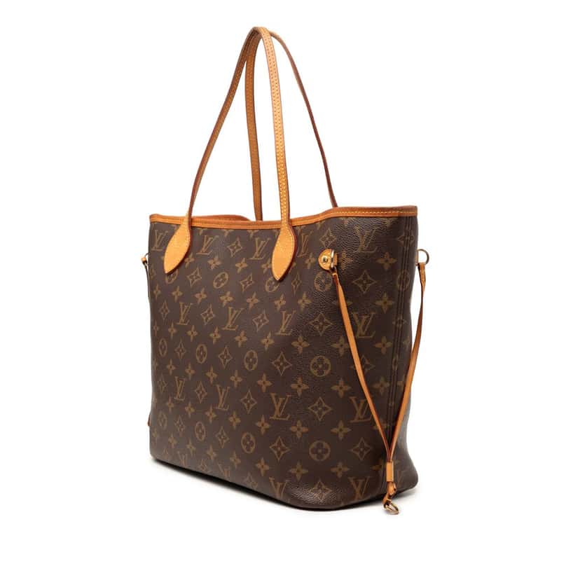 Louis Vuitton Monogram Neverfull MM Brown Very good condition - Back View