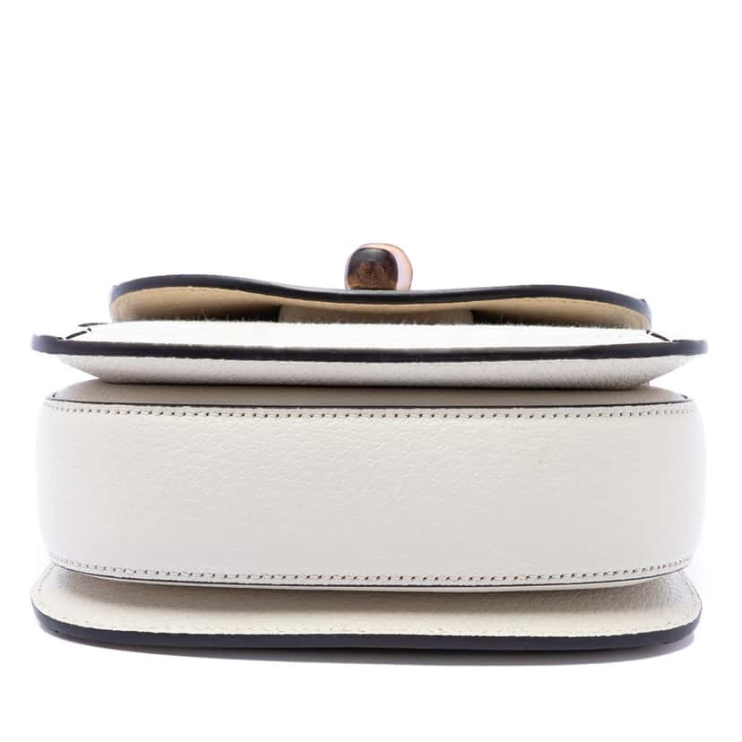 Gucci Mini Jumbo GG Canvas 1947 Web Bamboo Top Handle Bag Beige Very good condition - Inside View