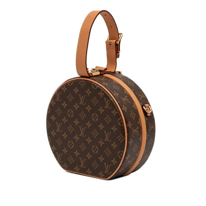 Louis Vuitton Monogram Petite Boite Chapeau Brown Very good condition - Back View