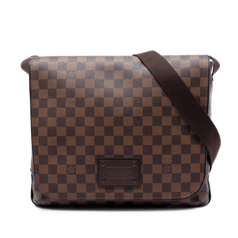 Louis Vuitton Damier Ebene Brooklyn MM Brown Very good condition - Front View