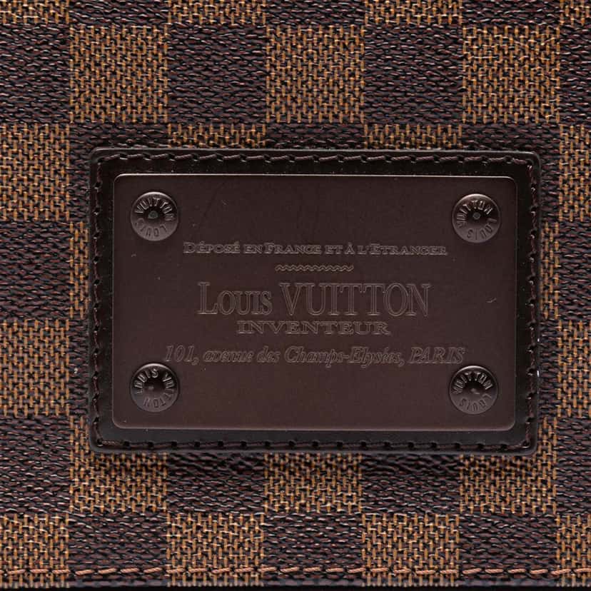 Louis Vuitton Damier Ebene Brooklyn MM Brown Very good condition - Box View
