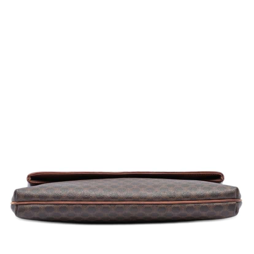 Celine Macadam Coated Canvas Clutch Brown Very good condition - Inside View