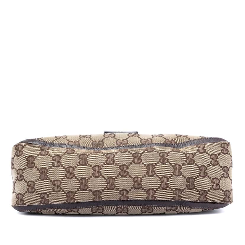 Gucci GG Canvas Abbey D Ring Pochette Beige Very good condition - Inside View