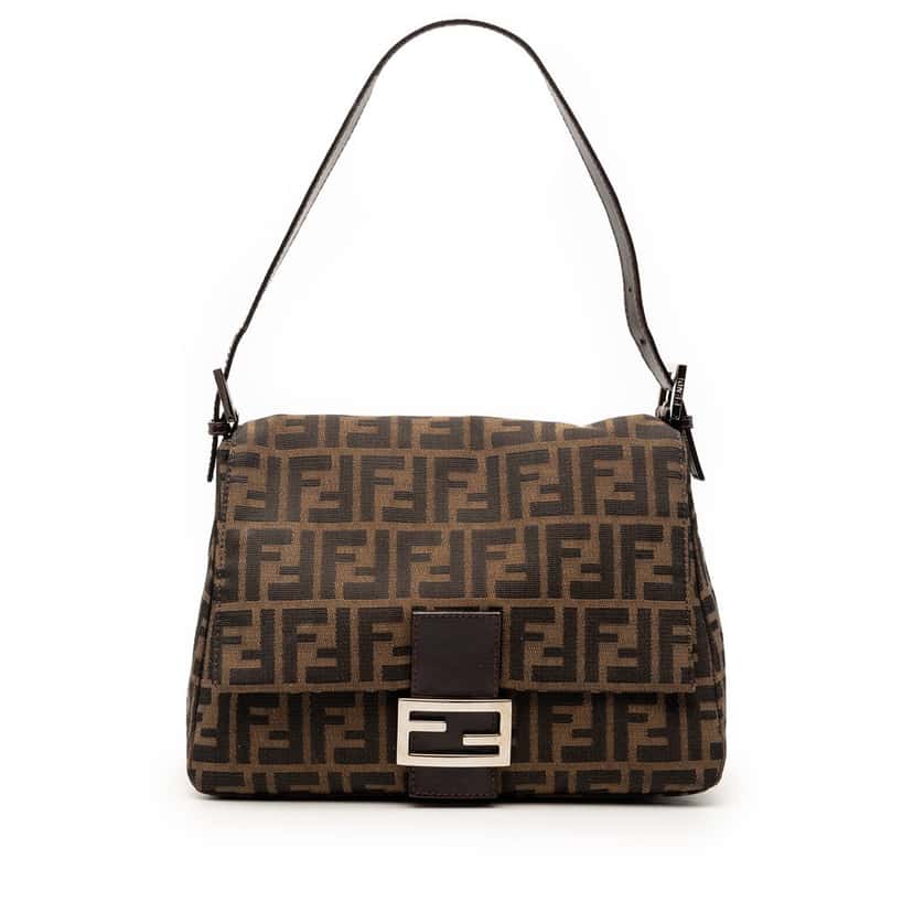 Fendi Zucca Canvas Mamma Forever Brown Very good condition - Front View