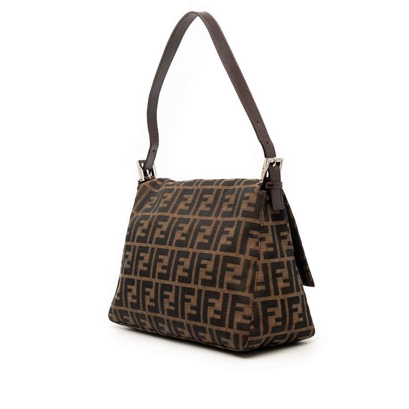 Fendi Zucca Canvas Mamma Forever Brown Very good condition - Back View