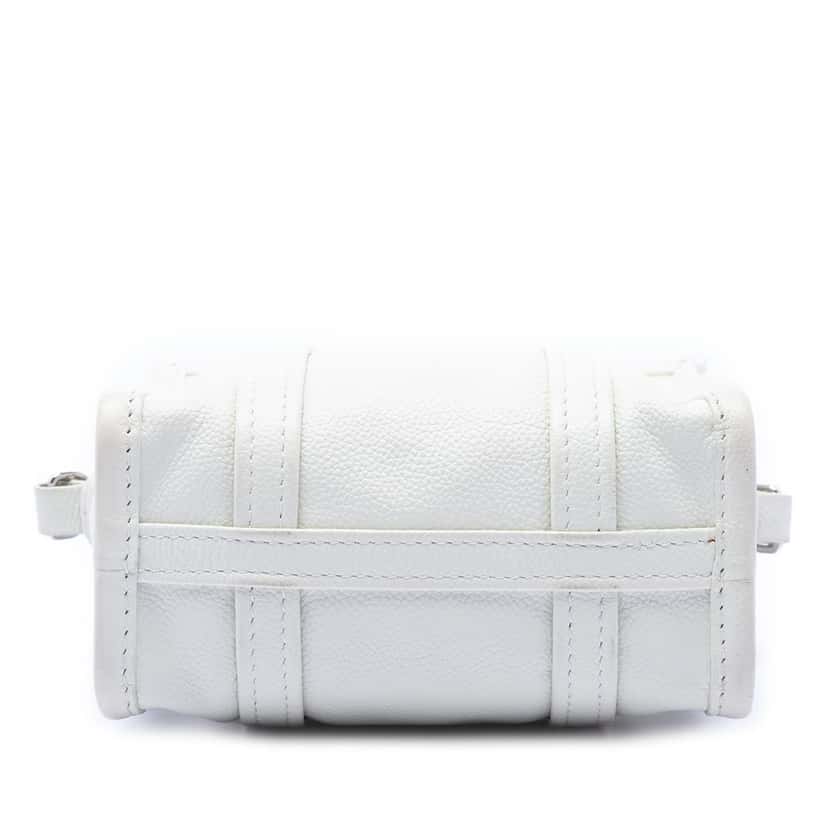 Balenciaga Lambskin Bazar Shopper Satchel XXS Beige Leather Good condition - Inside View