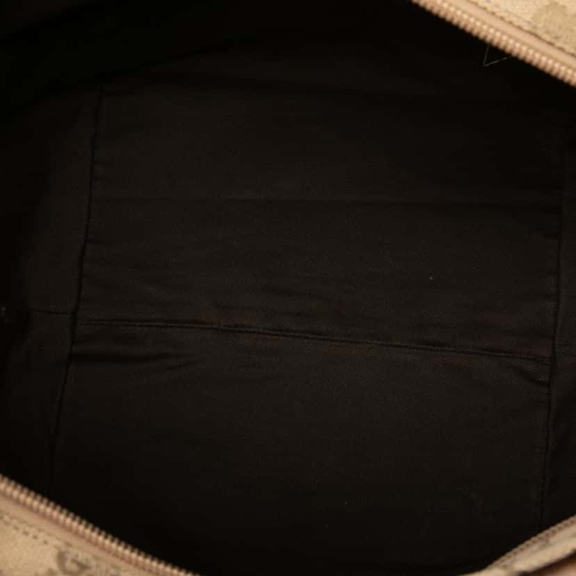 Gucci GG Canvas Web Tote Beige Very good condition - Model View