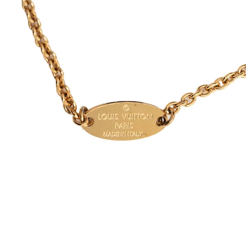 Louis Vuitton Gold Plated Essential V Bracelet Gold Metal Very good condition - Box View