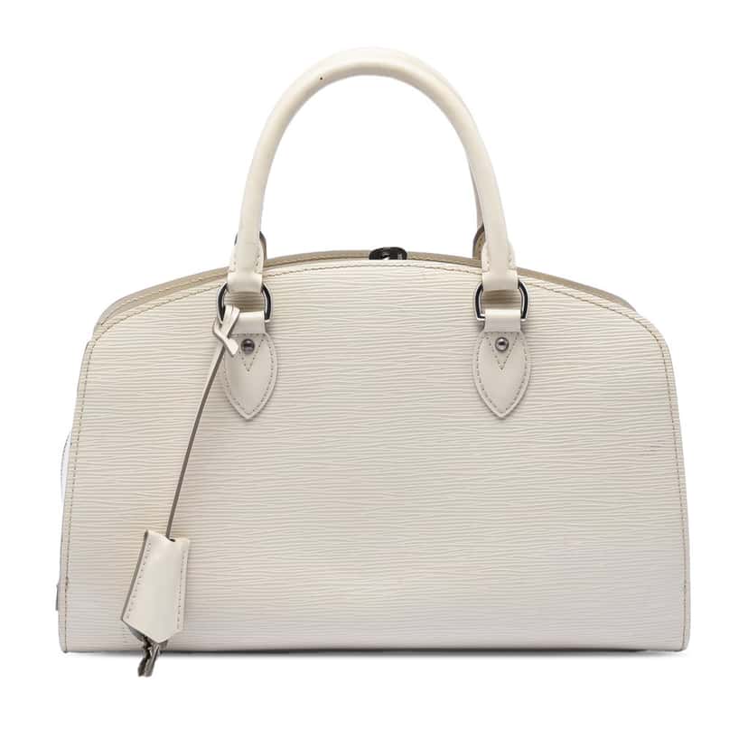 Louis Vuitton Epi Pont Neuf PM White Leather Very good condition - Front View