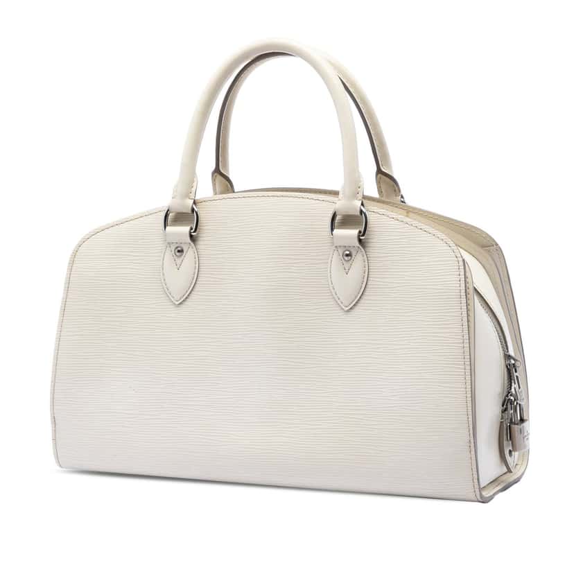 Louis Vuitton Epi Pont Neuf PM White Leather Very good condition - Back View