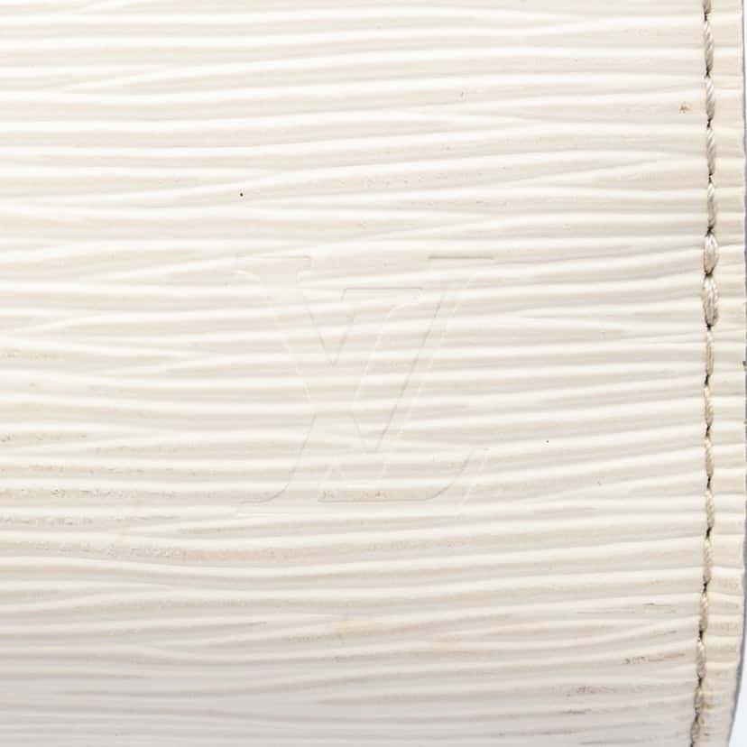 Louis Vuitton Epi Pont Neuf PM White Leather Very good condition - Box View