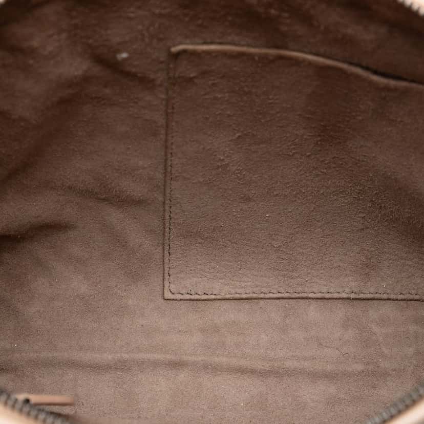 Bottega Veneta Nappa Intrecciato Nodini Crossbody Beige Leather Very good condition - Model View