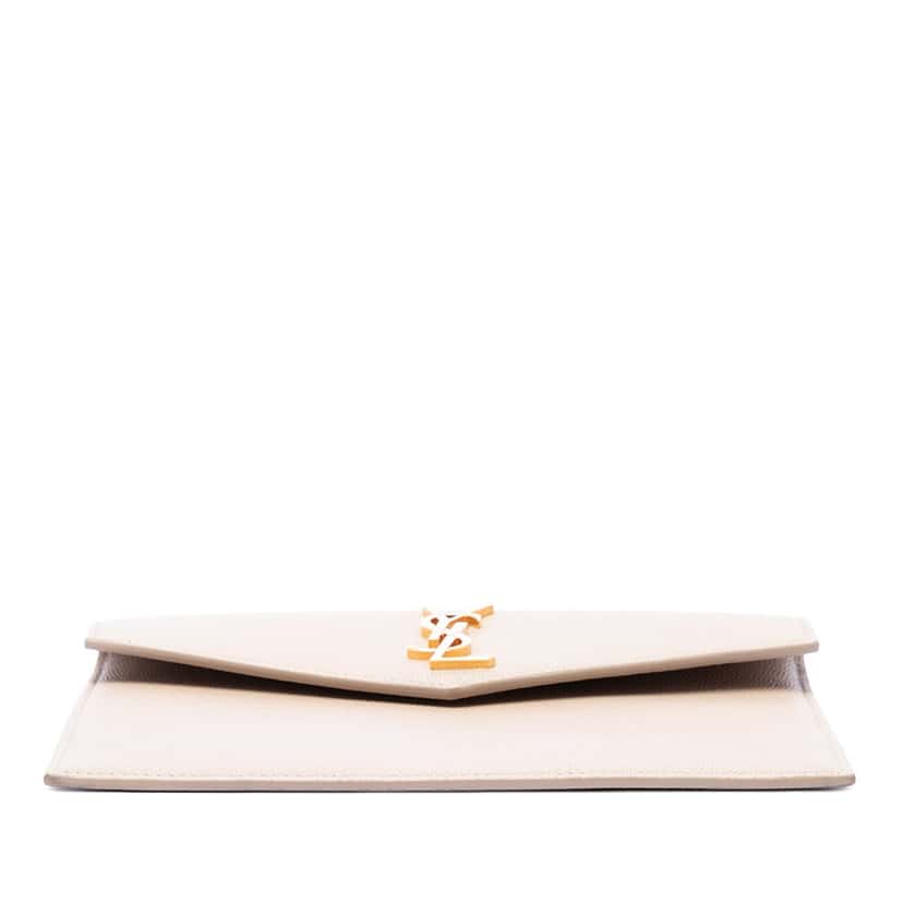 Saint Laurent Baby Grain De Poudre Uptown Pouch Beige Leather Very good condition - Inside View
