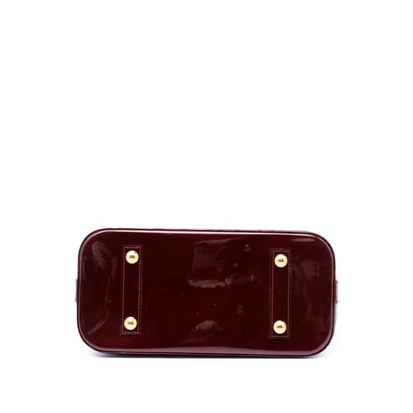 Louis Vuitton Monogram Vernis Alma PM Red Leather Very good condition - Inside View
