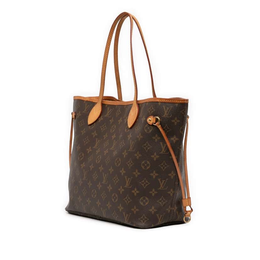 Louis Vuitton Monogram Neverfull MM Brown Very good condition - Back View