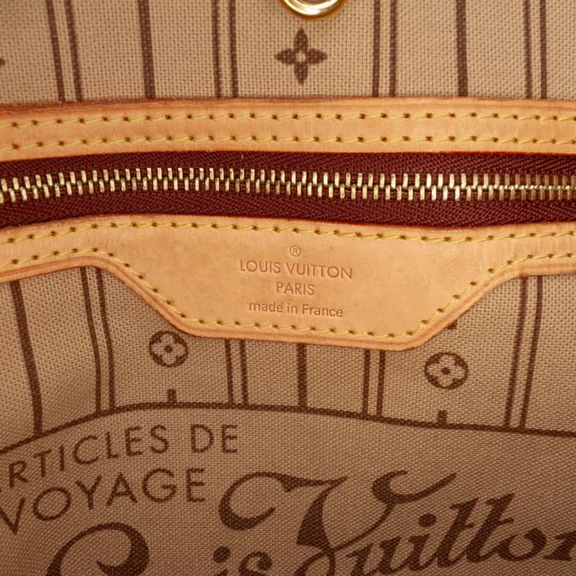 Louis Vuitton Monogram Neverfull MM Brown Very good condition - Box View