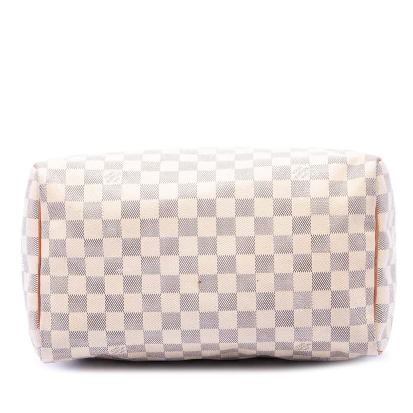 Louis Vuitton Damier Azur Speedy 30 White Very good condition - Inside View