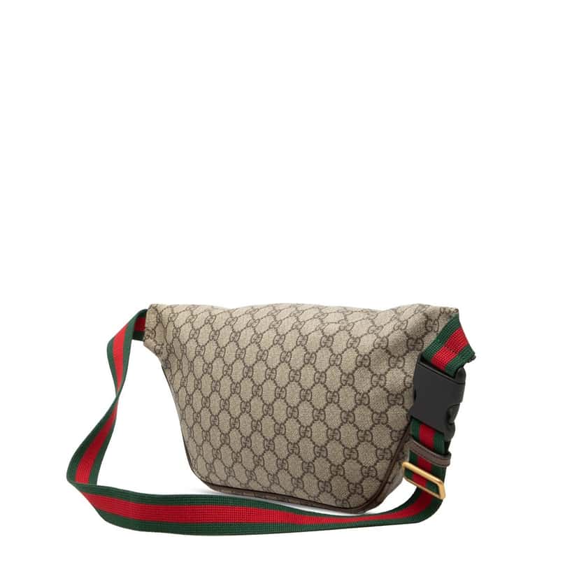 Gucci GG Supreme Courrier Belt Bag Beige Very good condition - Back View