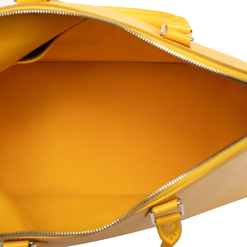 Louis Vuitton Epi Alma GM Yellow Leather Very good condition - Model View