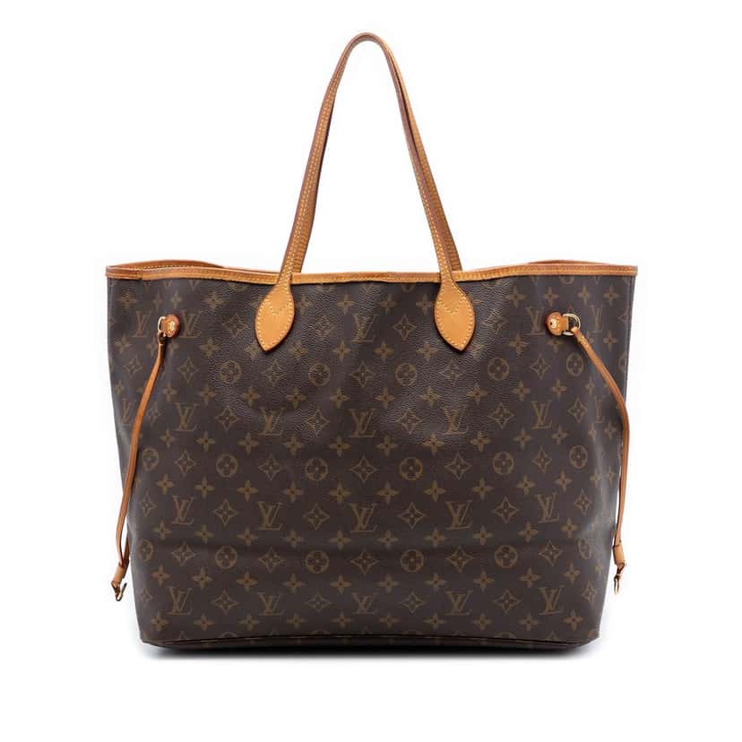 Louis Vuitton Monogram Neverfull GM Brown Good condition - Front View