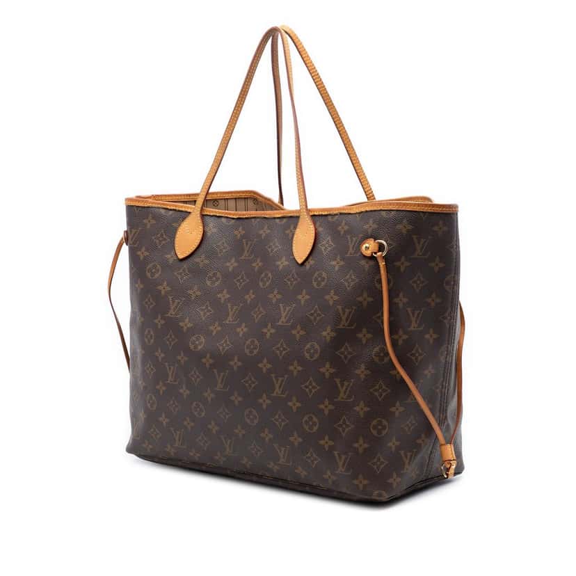 Louis Vuitton Monogram Neverfull GM Brown Good condition - Back View