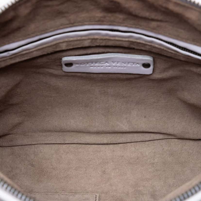 Bottega Veneta Nappa Intrecciato Nodini Crossbody Purple Leather Very good condition - Model View