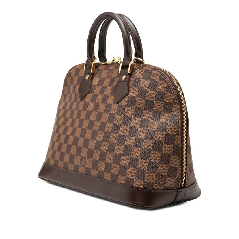 Louis Vuitton Damier Ebene Alma PM Brown Very good condition - Back View