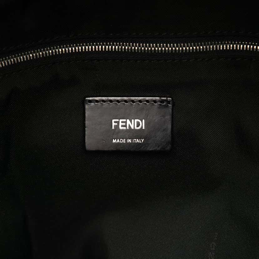Fendi Nylon and Leather Bug Eyes Monster Backpack Black Very good condition - Box View