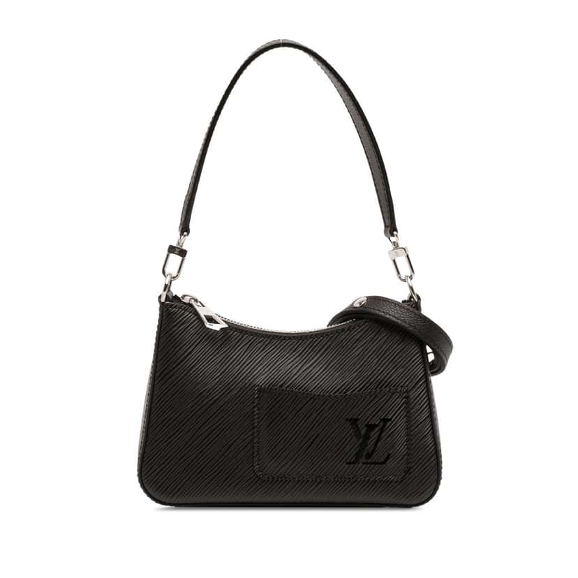 Louis Vuitton Epi Marellini Black Leather Very good condition - Front View