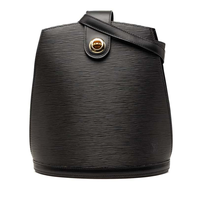 Louis Vuitton Epi Cluny Black Leather Very good condition - Front View