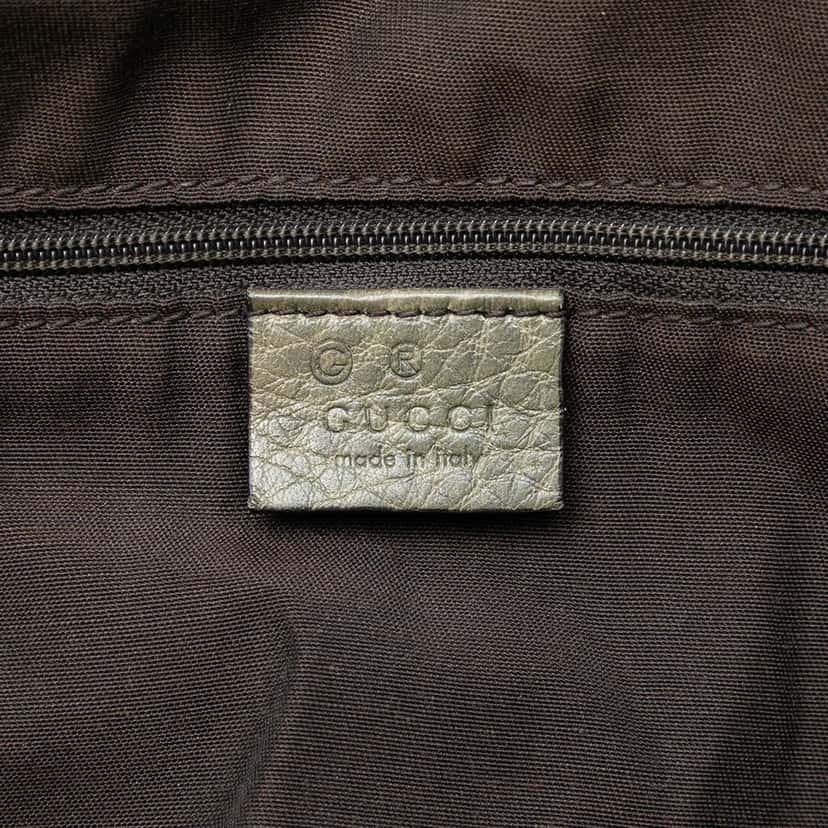 Gucci Leather GG Charm Dome Satchel Brown Leather Never worn, with tag - Box View