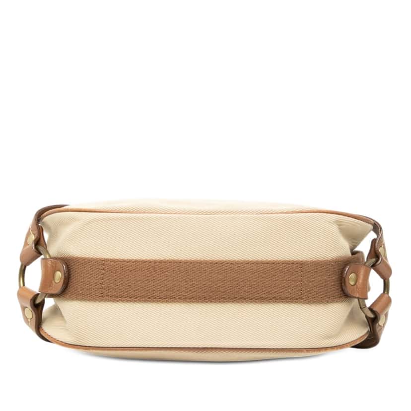 Burberry Canvas Shoulder Bag Beige Very good condition - Inside View