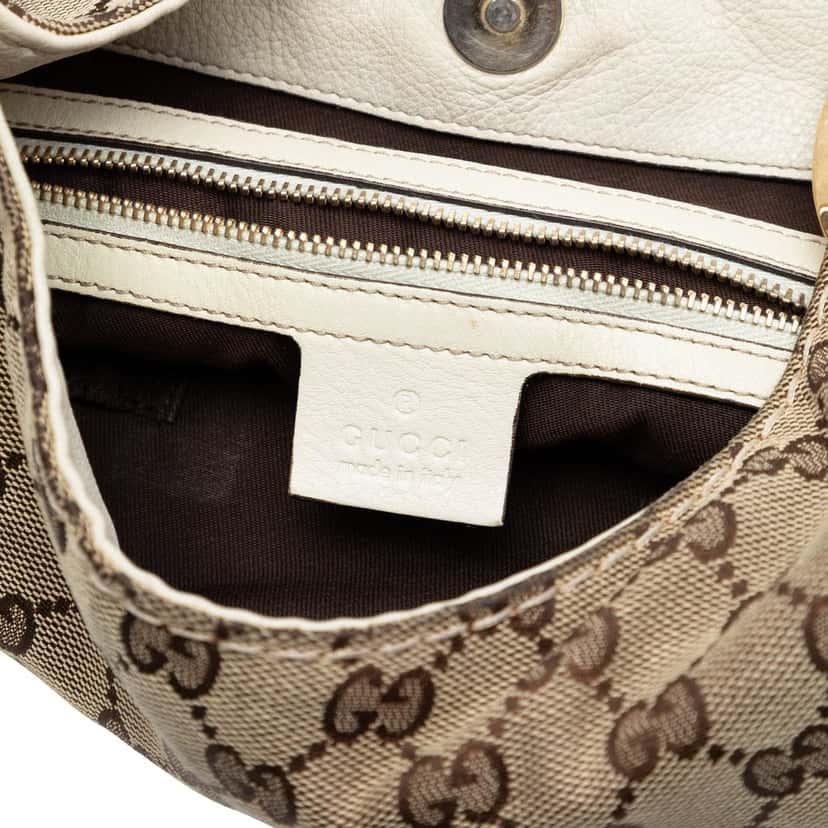 Gucci GG Canvas Charlotte Crossbody Beige Very good condition - Box View