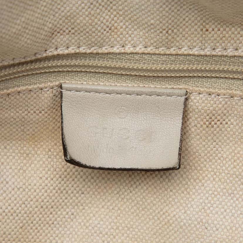 Gucci GG Canvas Sukey Satchel Beige Good condition - Box View