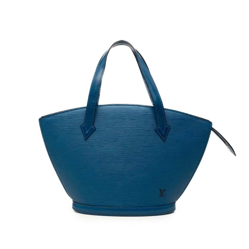 Louis Vuitton Epi Saint Jacques PM Short Strap Blue Leather Very good condition - Front View