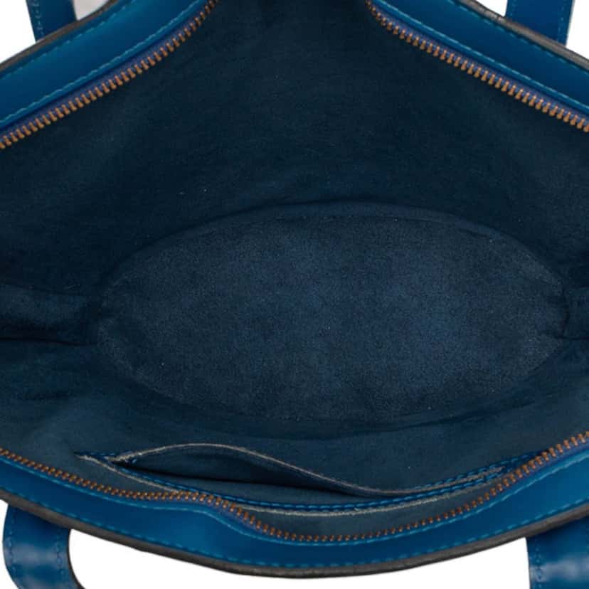 Louis Vuitton Epi Saint Jacques PM Short Strap Blue Leather Very good condition - Model View