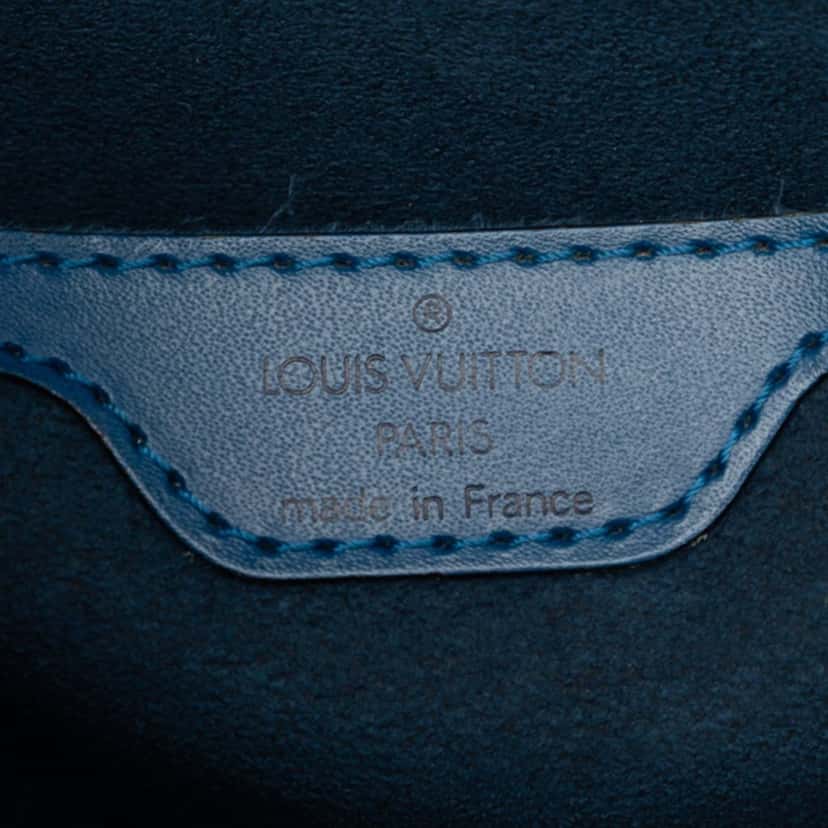 Louis Vuitton Epi Saint Jacques PM Short Strap Blue Leather Very good condition - Box View