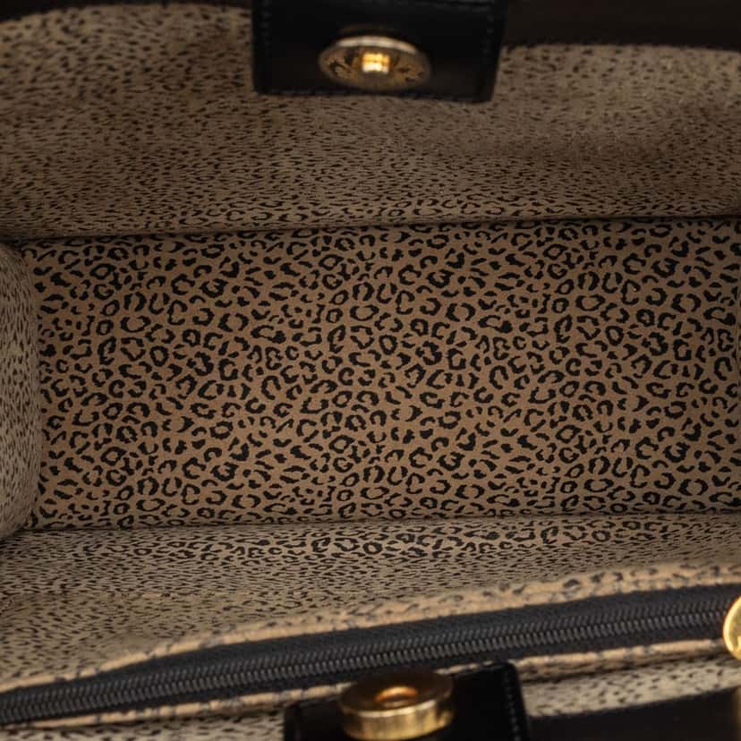 Cartier Leather Panthere Tote Black Leather Very good condition - Model View