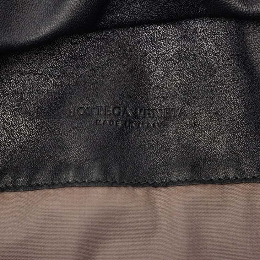 Bottega Veneta Tricolor Nappa Intrecciato Convertible Tote Black Leather Very good condition - Box View