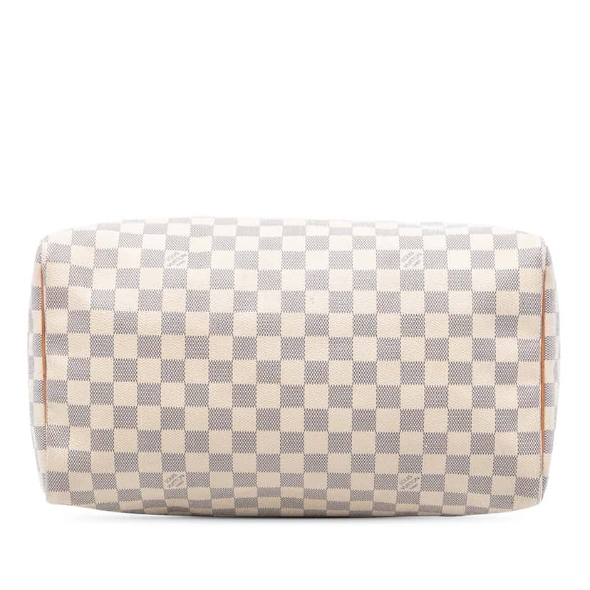 Louis Vuitton Damier Azur Speedy 35 White Very good condition - Inside View