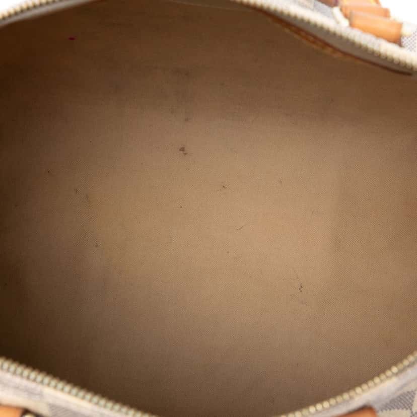 Louis Vuitton Damier Azur Speedy 35 White Very good condition - Model View