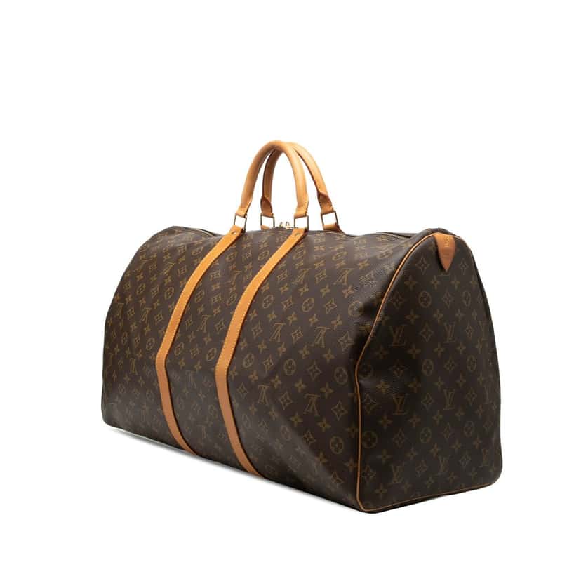 Louis Vuitton Monogram Keepall 60 Brown Very good condition - Back View