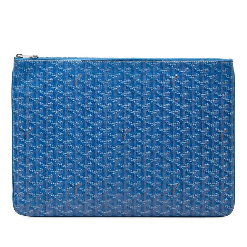 Goyard Goyardine Senat GM Blue Very good condition - Front View