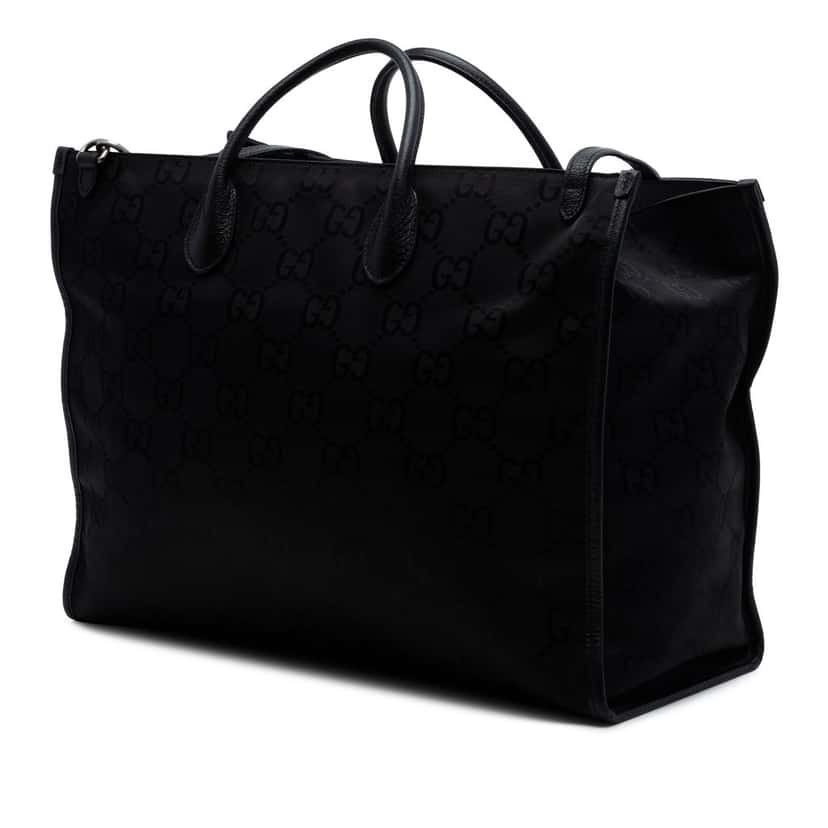 Gucci GG Econyl Off The Grid Convertible Tote Black Very good condition - Back View